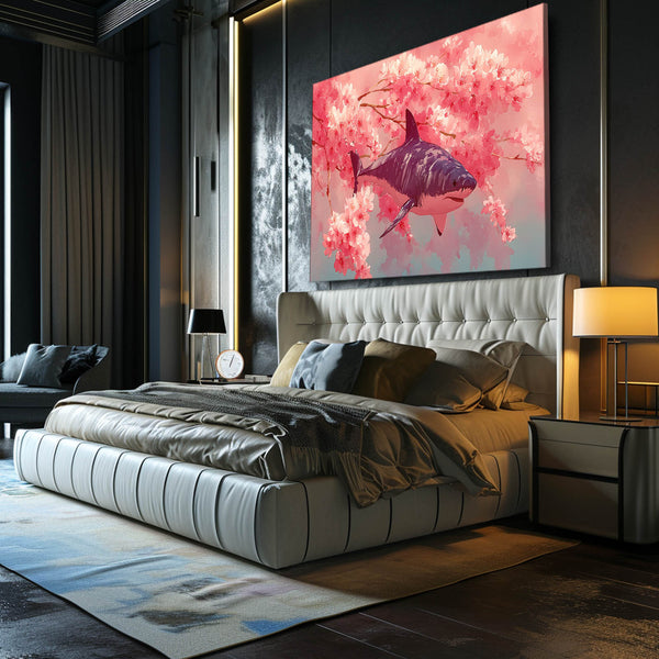 Shark Art Pink