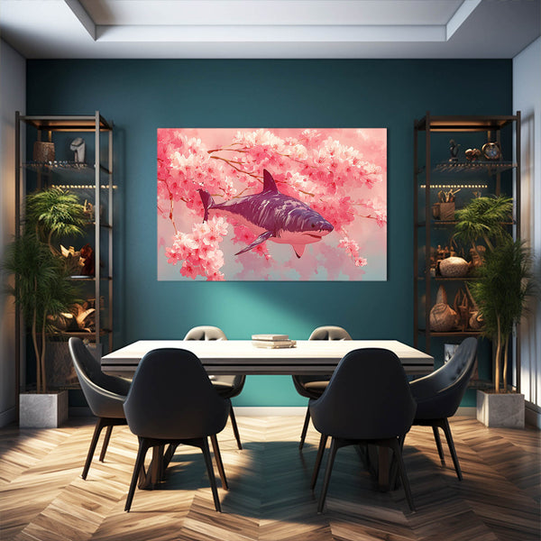 Shark Art Pink