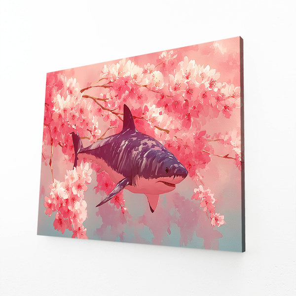 Shark Art Pink