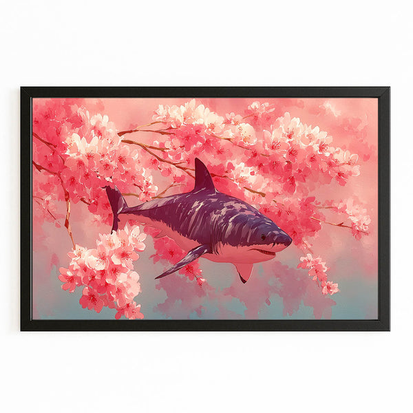 Shark Art Pink