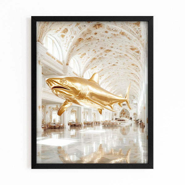 Shark Art White