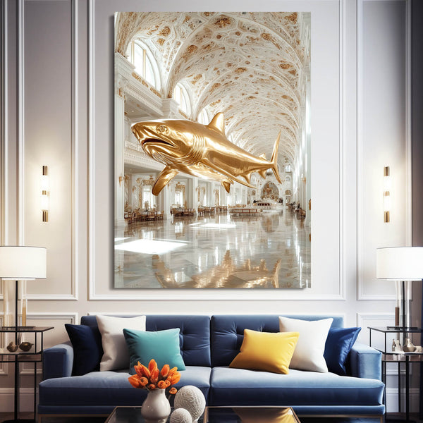 Shark Art White