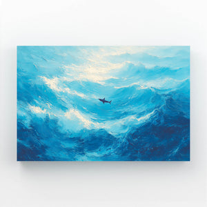 Shark Artwork Blue