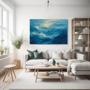 Shark Artwork Blue