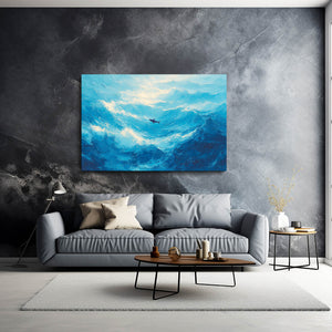 Shark Artwork Blue