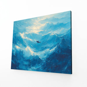 Shark Artwork Blue