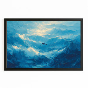 Shark Artwork Blue