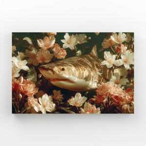 Shark Artwork Floral