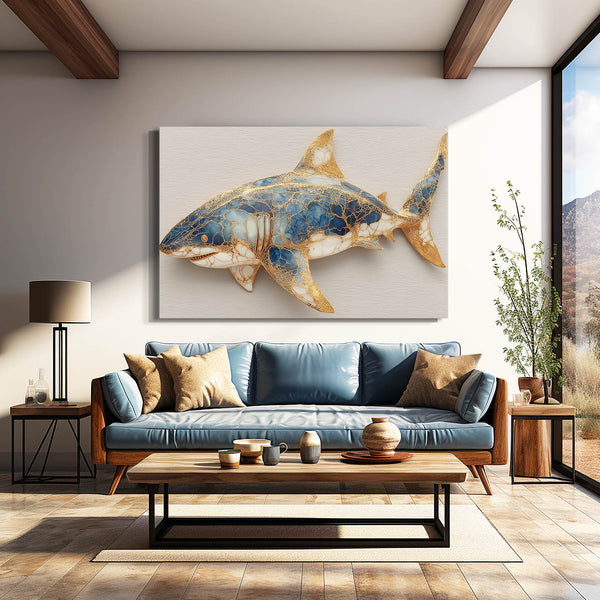 Shark Canvas Art