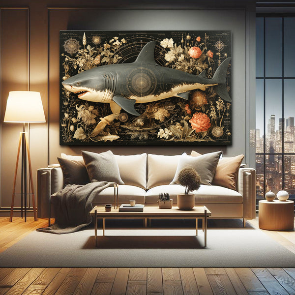 Shark Canvas Black
