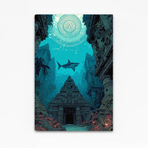 Shark Canvas Blue