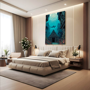 Shark Canvas Blue