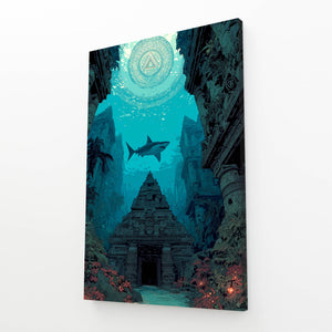 Shark Canvas Blue