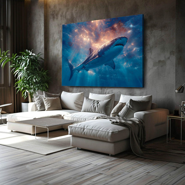 Shark Canvas Sky