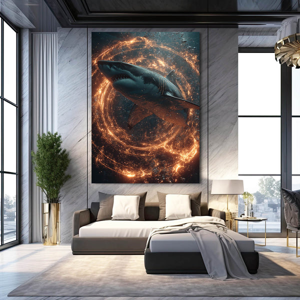 Shark Canvas Vertical