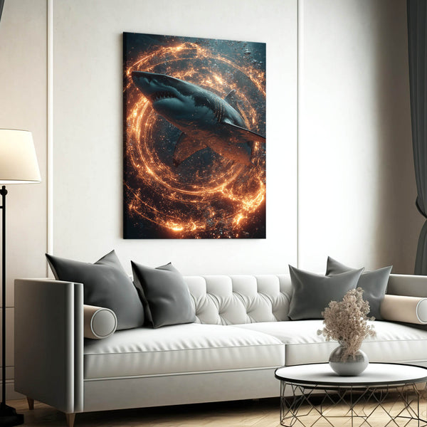 Shark Canvas Vertical