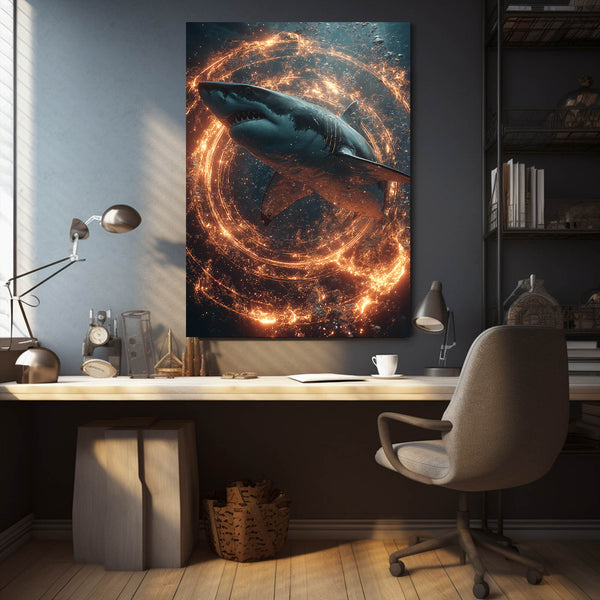 Shark Canvas Vertical