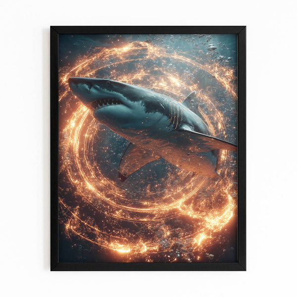 Shark Canvas Vertical