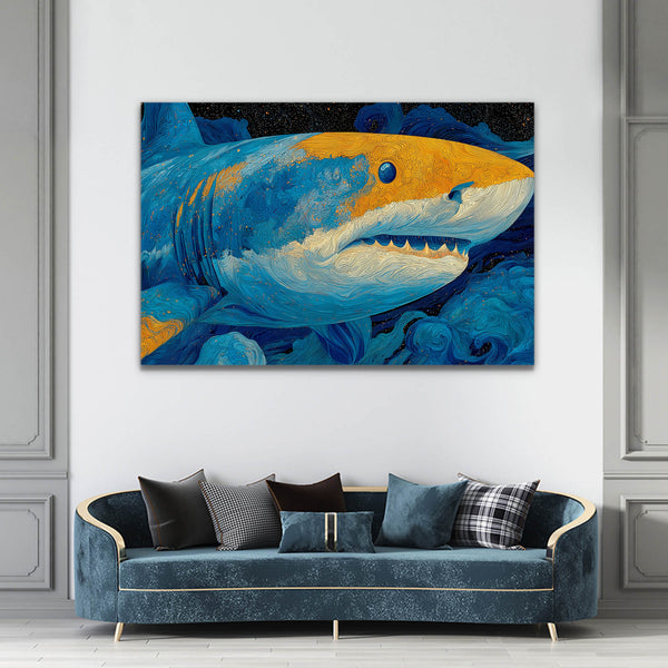 Shark Canvas Wall Art