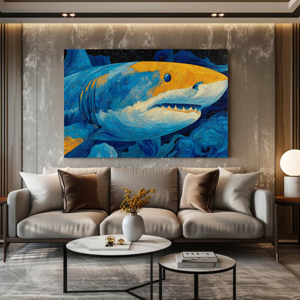 Shark Canvas Wall Art