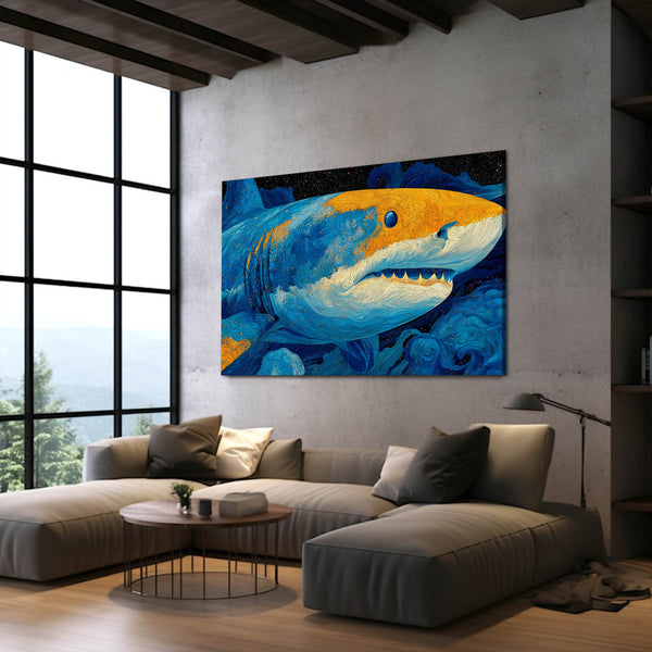 Shark Canvas Wall Art