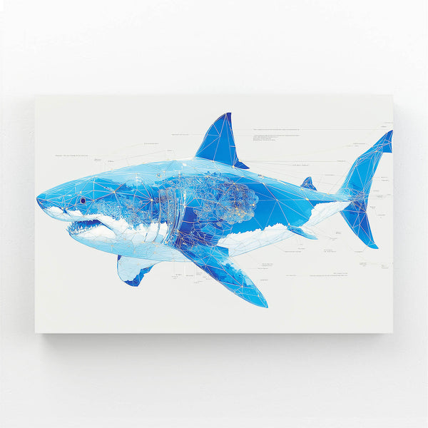 Shark Canvas Wall Decor