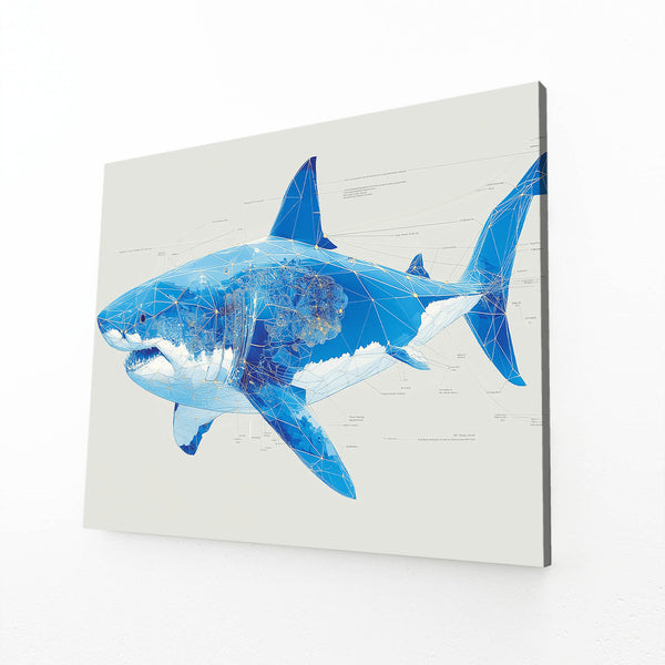 Shark Canvas Wall Decor