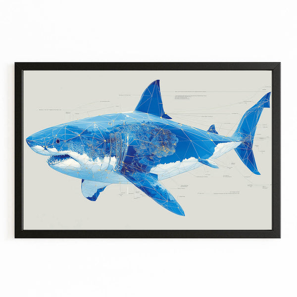 Shark Canvas Wall Decor