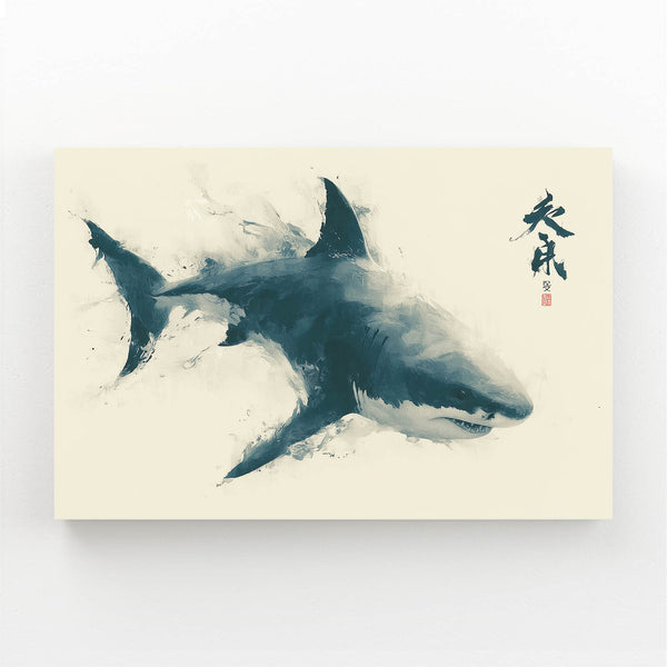 Shark Wall Art Japanese