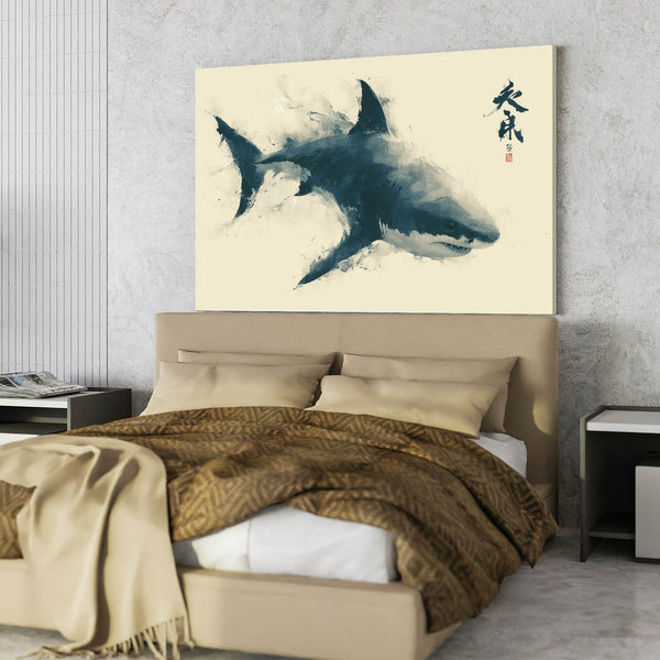 Shark Wall Art Japanese