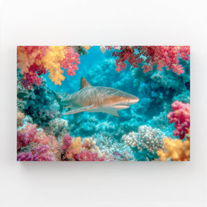Shark Wall Decor Floral