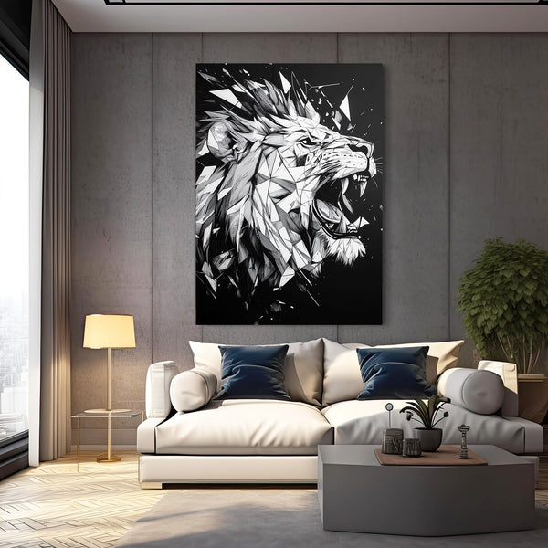 Shattered Roar Lion Wall Art | MusaArtGallery™