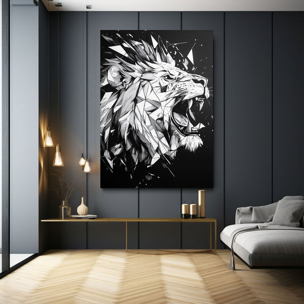 Shattered Roar Lion Wall Art | MusaArtGallery™