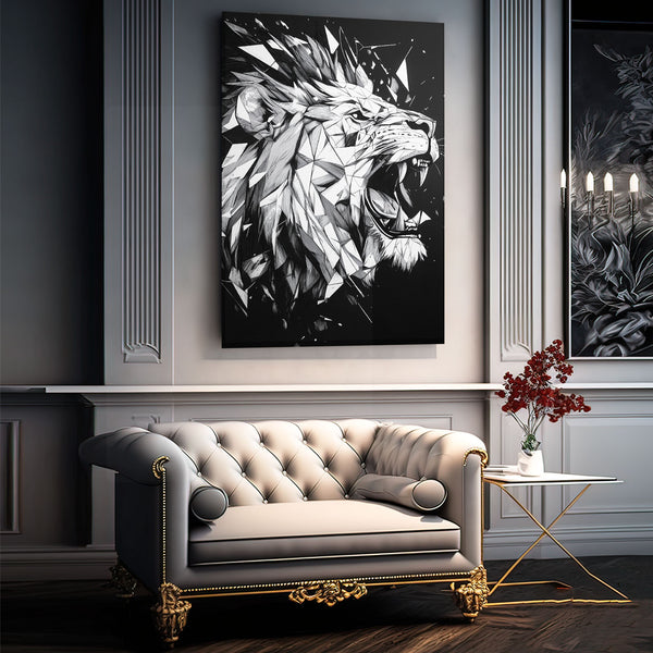 Shattered Roar Lion Wall Art | MusaArtGallery™