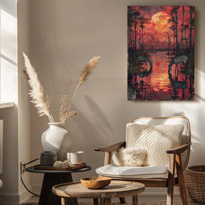 Silhouette Art Sunset  | MusaArtGallery™