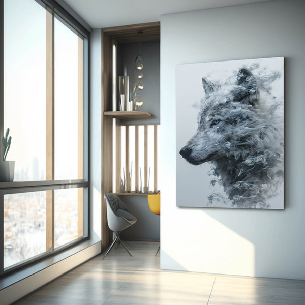 Silhouette Art Wolf  | MusaArtGallery™