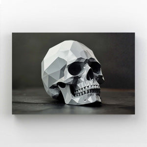 Silver Crystal Skull Art | MusaArtGallery™