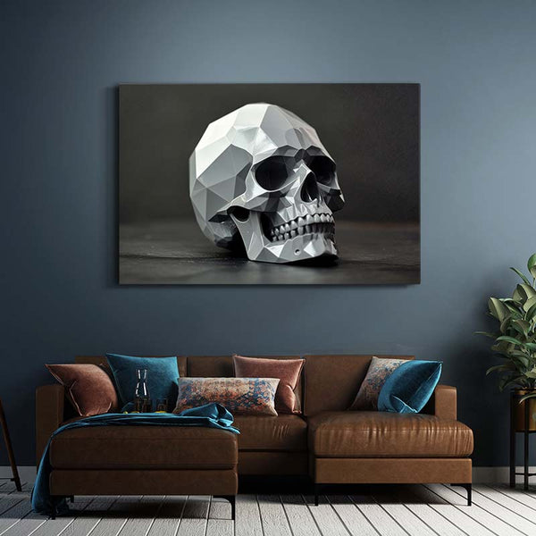 Silver Crystal Skull Art | MusaArtGallery™