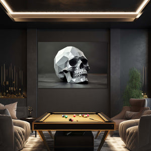 Silver Crystal Skull Art | MusaArtGallery™