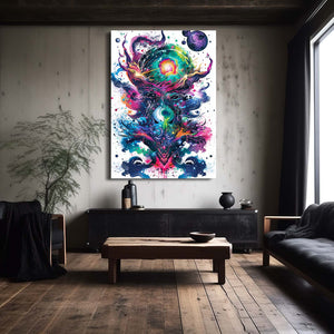 Simple Colored Trippy Art | MusaArtGallery™