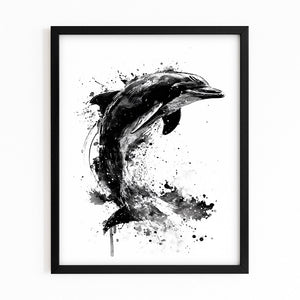 Simple Dolphin Art