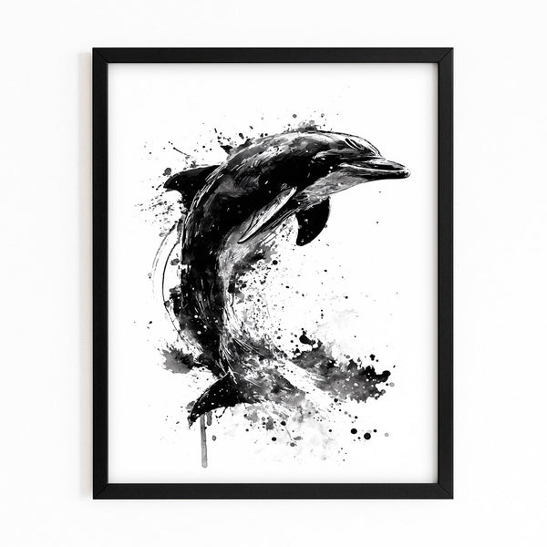 Simple Dolphin Art
