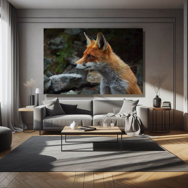 Simple Fox Art  | MusaArtGallery™