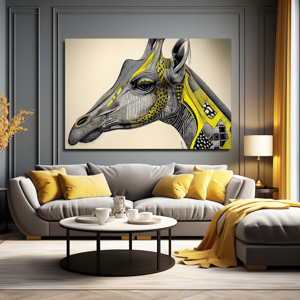 Simple Giraffe Wall Decor