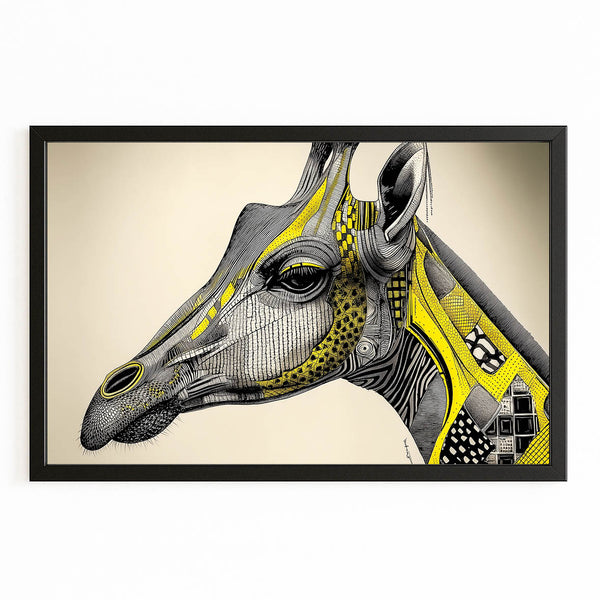 Simple Giraffe Wall Decor