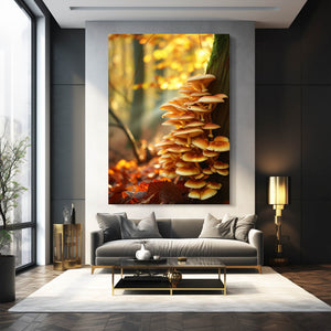 Simple Mushroom Wall Art | MusaArtGallery™