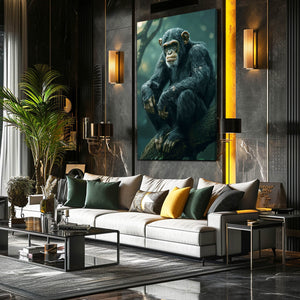 Sitting Monkey Art