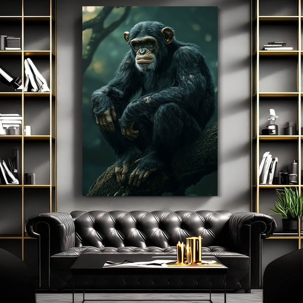 Sitting Monkey Art