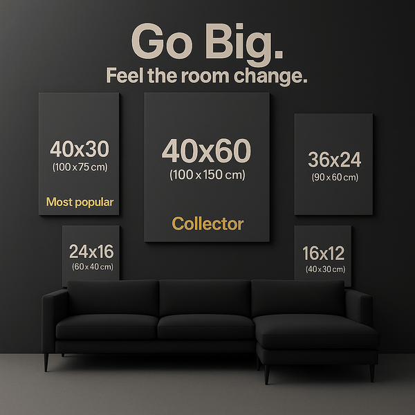 Vertical Zebra Wall Decor