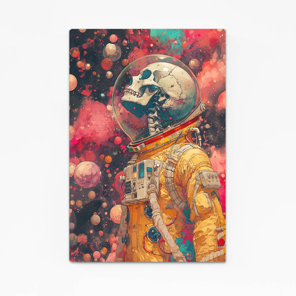 Skeleton Astronaut Cyberpunk Art | MusaArtGallery™